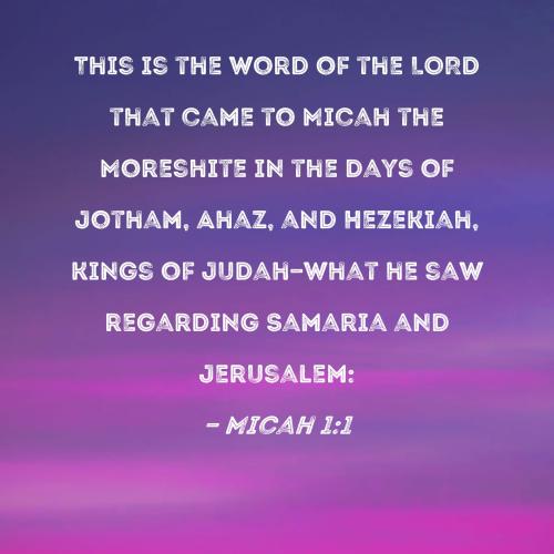 Micah 1_1