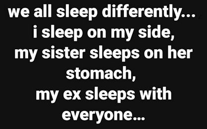 my ex sleeps with everyone