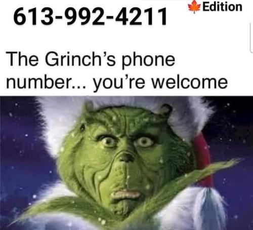 grinch phone number