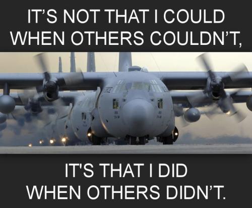 its not that i could c130