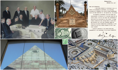 Illuminati Masonic Symbolism Is Physically Embodied In Israel, Stemming From Its Ashkenazi Khazarian Inception