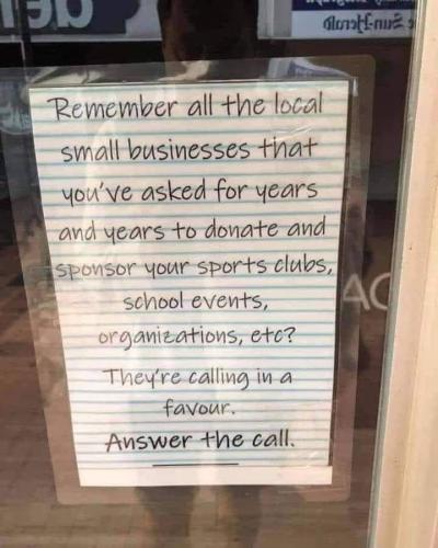 shop local