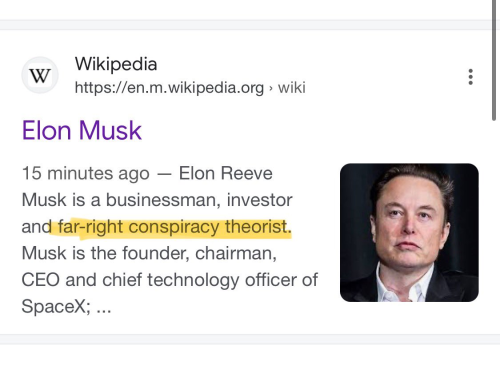 Elon Musk far right