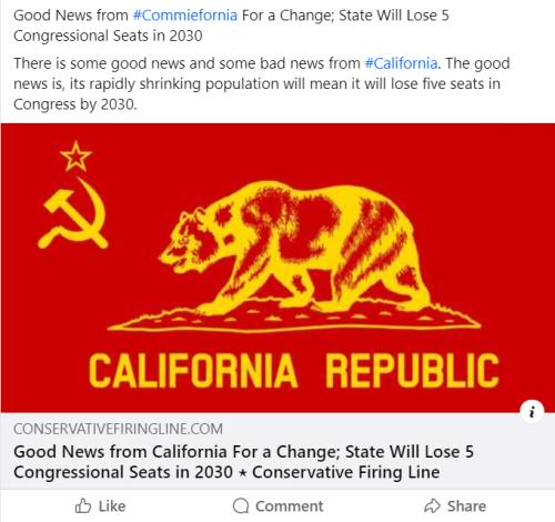 Good news from commiefornia for a change