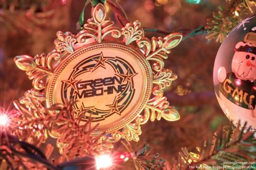 Christmas Tree Green Machine GMU Ornaments