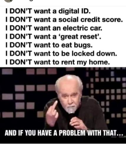 I don't want