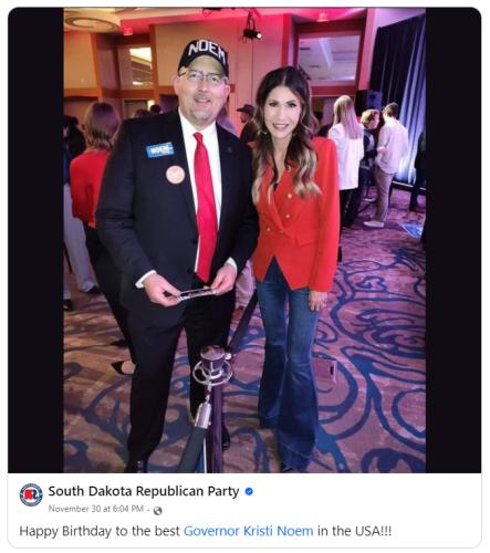 Kristi Noem Birthday