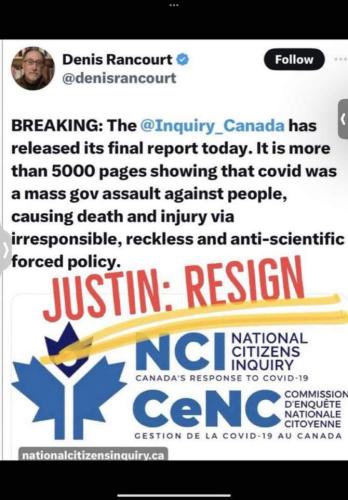 justin resign