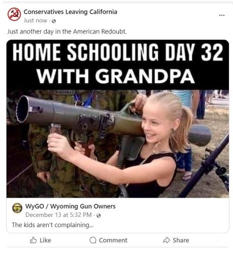 Homeschooling day 32 with grandpa in the American Redoubt