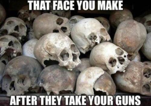 that face you make after they take your guns skulls