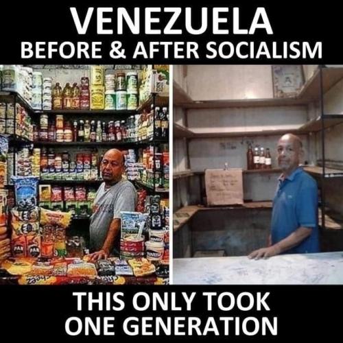 Venezuela before and after
