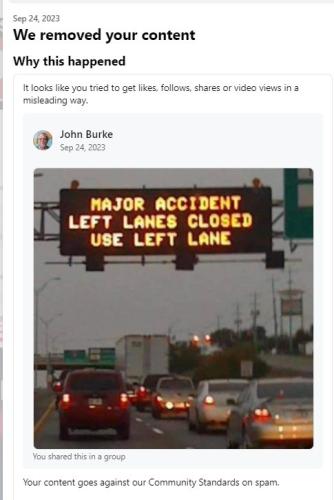 warning