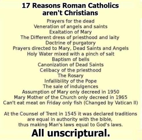 17 reasons catholicism is a cult