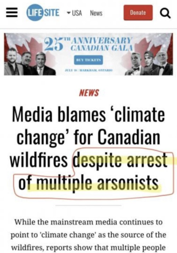 Canadian wild fires