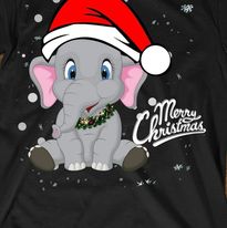 Merry Christmas Elephant