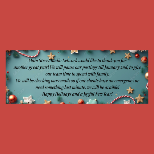 HOLIDAY PAUSE IN POSTING