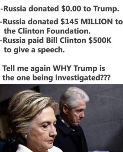 clinton foundation russia russia russia