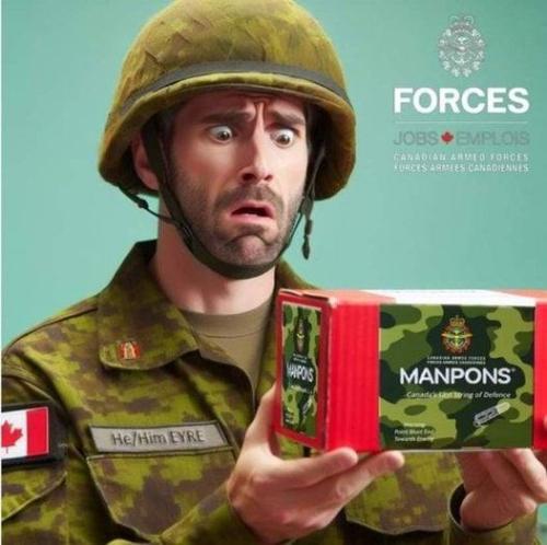 Canadian forces tampons 2