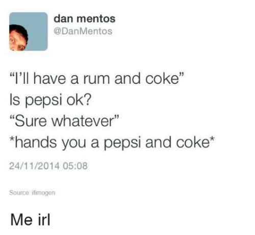 coke and pepsi