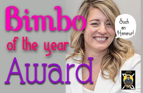 bimbo of the year award