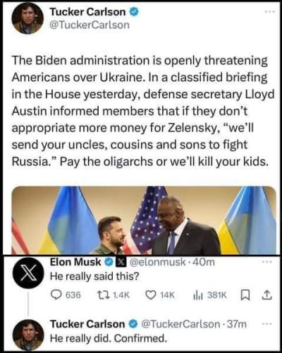 tucker speaks
