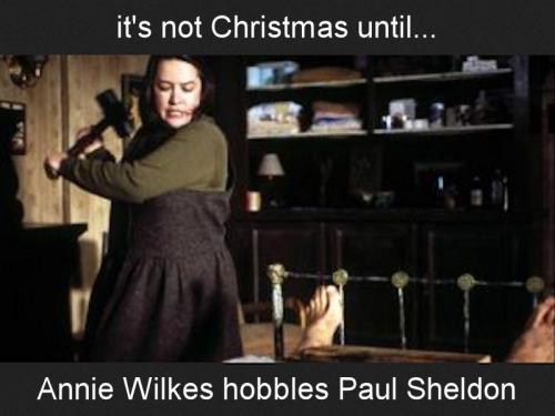 Annie Wilkes hobbles Paul Sheldon