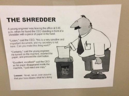 the shredder