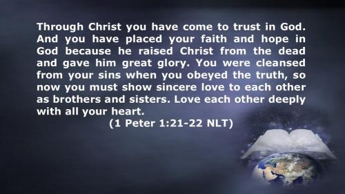 1 Peter 1_21-22