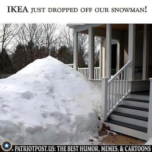 Ikea snowman