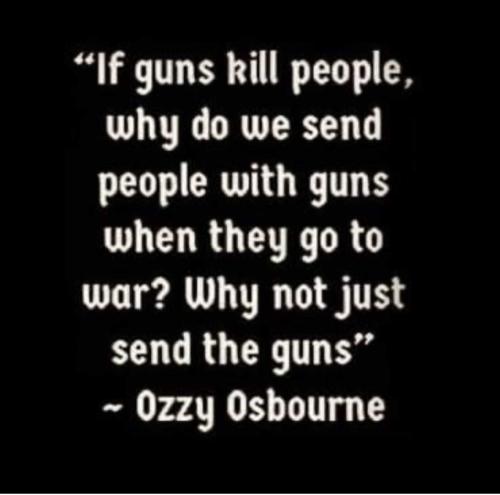 Ozzy on guns