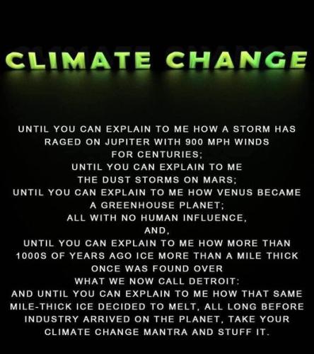 climate change