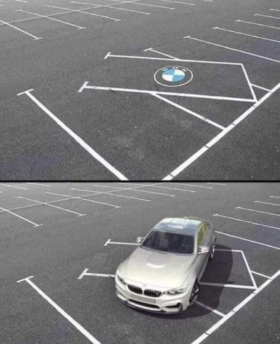 BMW parking