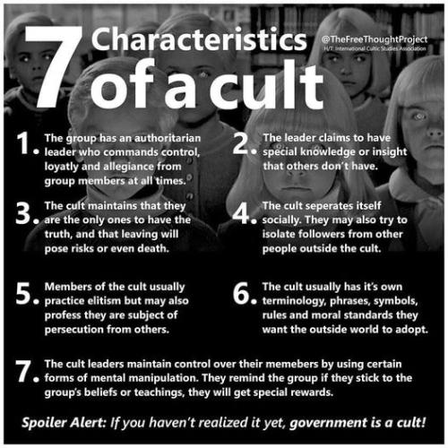 characteristics of a cult