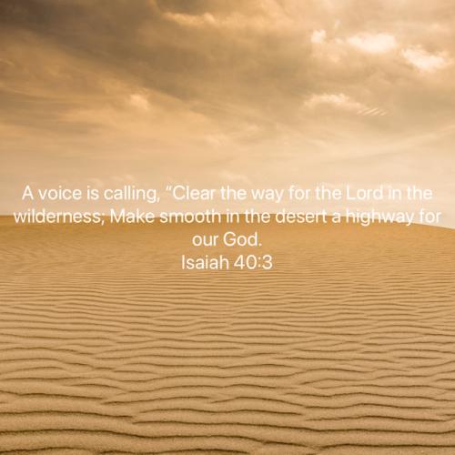 FAITH - Isaiah 40.3 NASB 574