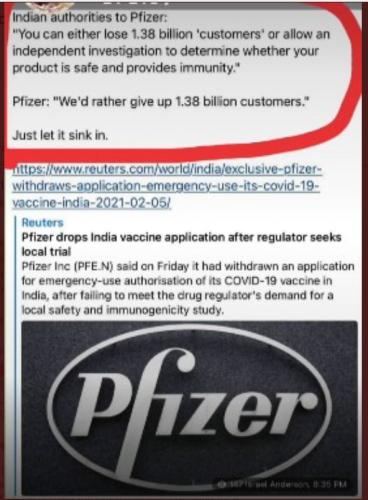 pfizer dangerous