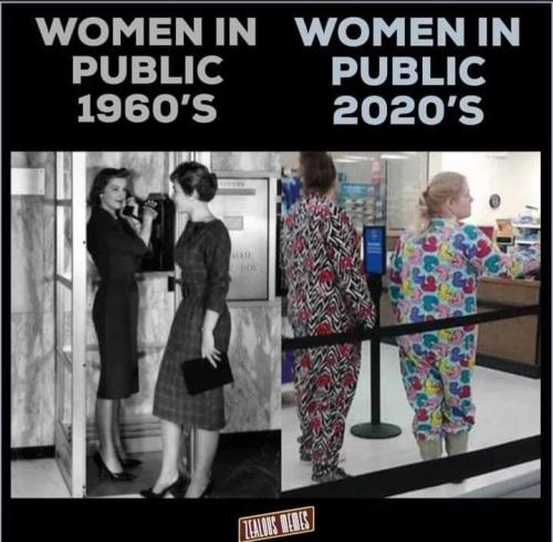women in public