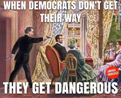 Democrats violent