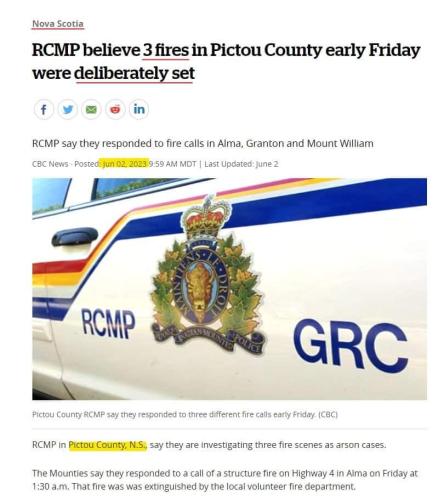 arson fires