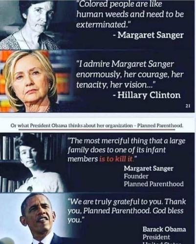 obama and hillary on abortion sanger planned parenthood