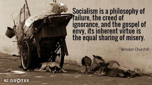 socialism misery - Churchill