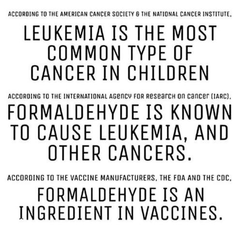 Cancer Leukemia from Vaccines