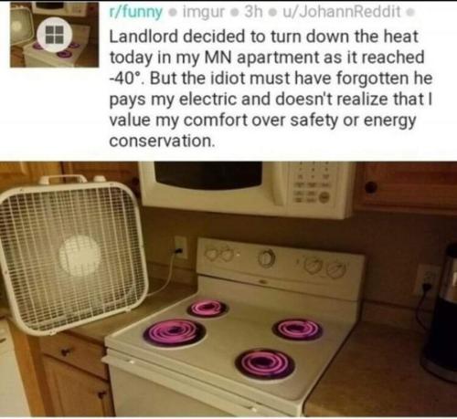 heat the house