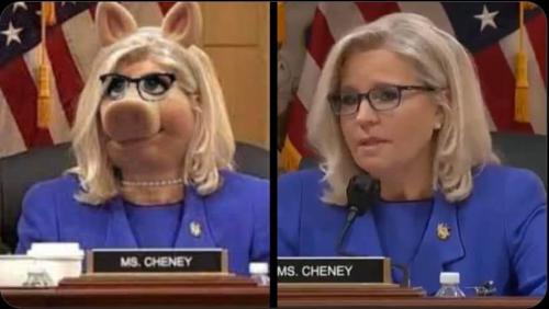 Who wore it better miss piggy or liz cheney