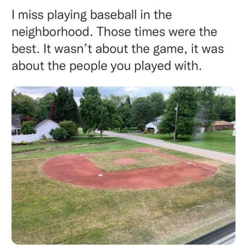 miss playing baseball