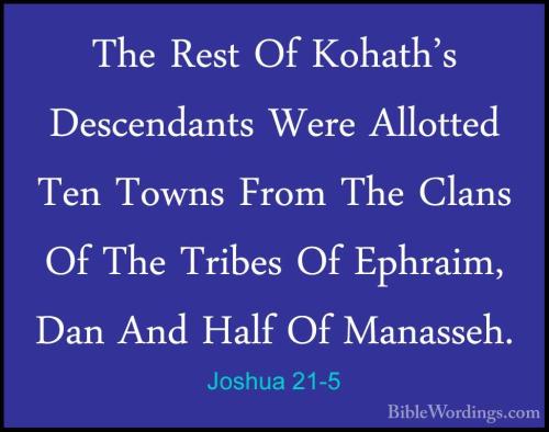 Joshua 21_5