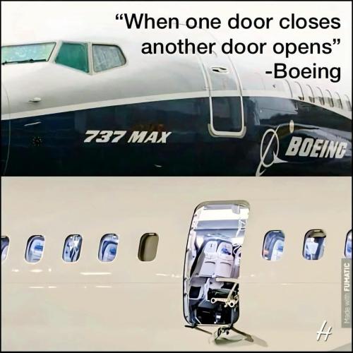 When one door closes, another one opens Boeing