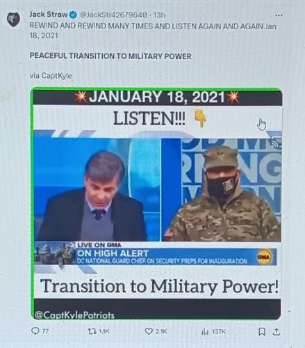 TRANSITION TO MILITARY POWER