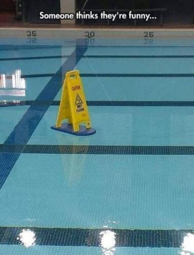 careful when wet