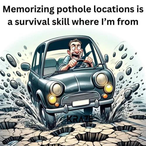 memorizing pot holes