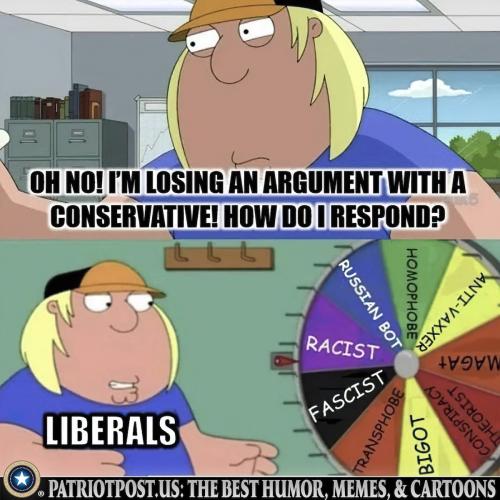 losing an argument